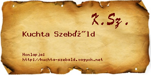 Kuchta Szebáld névjegykártya